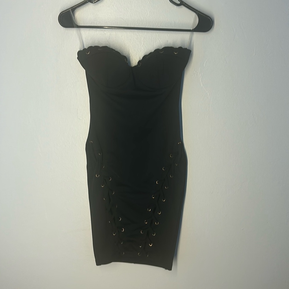 Lace-Up Mini Dress from FashionNova